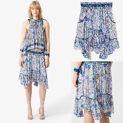 Isabel Marant VIVIANE PRINTED MIDI SKIRT FR34 $740 • $285