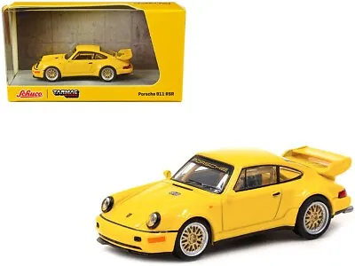 Schuco X Tarmac Works Porsche 911 RSR 1:64 Metal Diecast Car Model Toy Yellow • $20.99