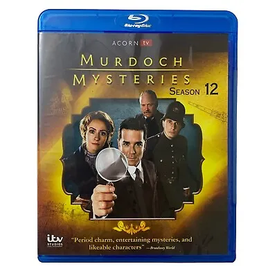 Murdoch Mysteries: Season 12 Blu-ray Acorn TV Series 4 Disc Set • $19.99