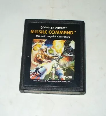 Missile Command (Atari 2600 1981) Missile - Cartridge Only Great Shape! • $3.80