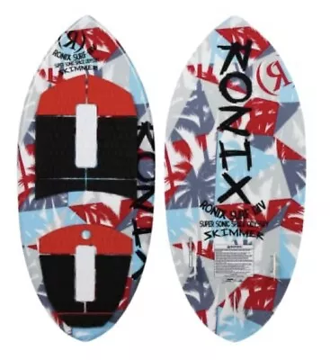 $350 • Buy Ronix Super Sonic Space Odyssey Kid’s Skimmer 3’11” White/Red/Blue #c3