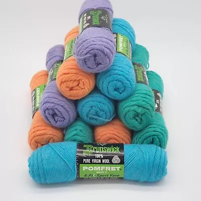 Brunswick Pomfret Vintage 100% Pure Virgin Wool Sport Yarn Assorted Colors • $6.87