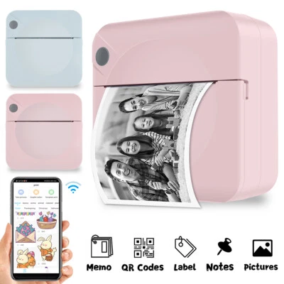 $30.67 • Buy Mini Pocket Printer Bluetooth Wireless Thermal Printer Printing Paper Inkless