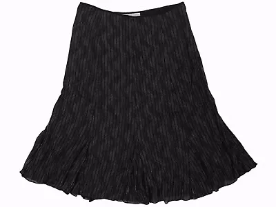 BASQUE Floaty LINED Flared Over Knee Skirt 8 Petite MADE IN AUSTRALIA Ex Cond! • $9.95