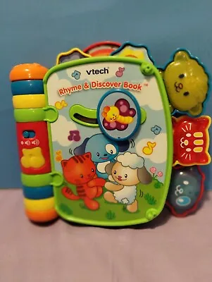 VTech Rhyme And Discover Book Tested Works Kids Learning See Video • $10.19