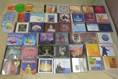 Lot Of 49 MEDITATION/BUDDHISM Spiritual New Age CDs: Chakras Indigo Dreams ++ • $29.99