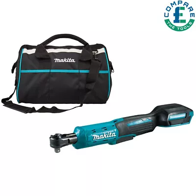 Makita DWR180 18V LXT 1/4  & 3/8  Ratchet Wrench With 832319-7 Small Tool Bag • £169.98