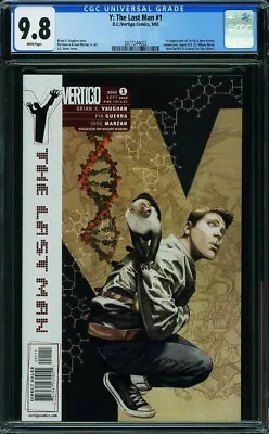 Y: THE LAST MAN #1  CGC 9.8 DC Vertigo 2002 • $399