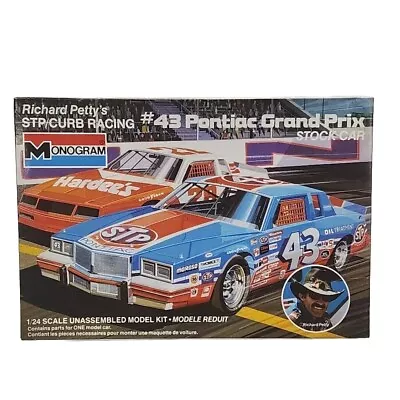 Monogram Model Kit 1985 Richard Petty #43 Pontiac Grand Prix 1/24 Stock Car Race • $19.99