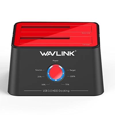 £36.96 • Buy Hard Drive Clone Docking Station HDD Dual-Bay Dock USB 3.0 To SATA External Dua