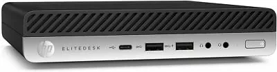 HP EliteDesk 800 G3 Mini I5 6500T 2.5GHz 16GB 256GB SSD Win 10 • $199