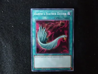 Yu-gi-oh Card Sdbt-en026 Harpie's Feather Duster Mint 1st Edition • £2.90