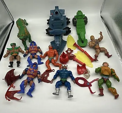 Vintage Lot Of 1980's MOTU He Man Masters Of The Universe Action Figures Toys • $40.50