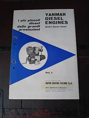 Yanmar Diesel Engine Boating Marine Engines Ma 2/3 Series Oldtimer Engines • £17.08