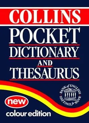 Collins Pocket Dictionary And Thesaurus- 9780004702681 • £2.86