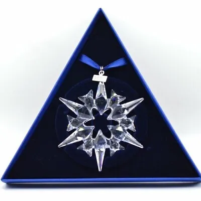 £69 • Buy Swarovski Crystal  2007 ANNUAL CHRISTMAS ORNAMENT/STAR  Original Box/Cover/Cert
