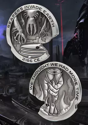 BioWare Officially Licensed Mass Effect The Fall Of Earth Challenge Coin • $55
