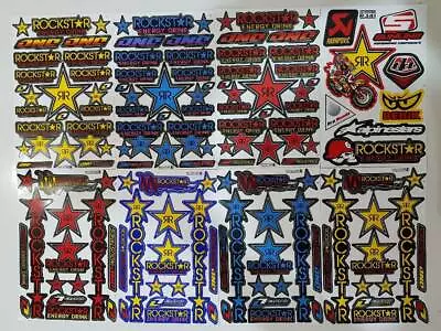 8x Metal Mulisha Rockstar Energy Stickers Motocross Decal Racing Stickers Motogp • $19.98