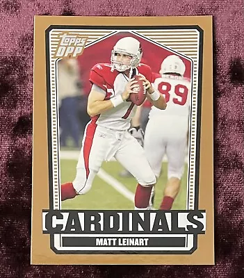 Matt Leinart 2007 Topps DPP Gold #54 MINT Cardinals Jersey USC Rookie Caleb SP💙 • $1.95