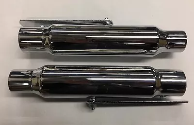 TRIUMPH Shorty Mufflers For 1 1/2  1 3/4  Pipes  12  • $119.95