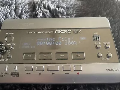 Boss Micro BR 4 Track Digital Pocket Recorder Roland Multitrack Tested Working • $99.95