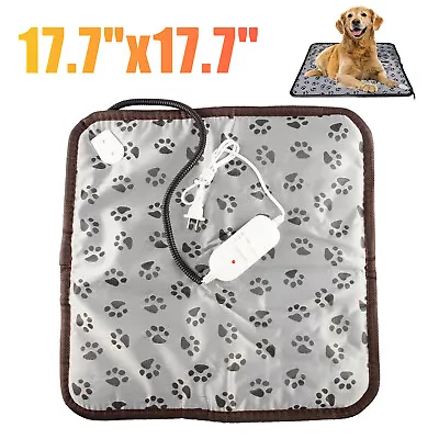 Electric Pet Heating Pad Warmer Heater Bed Heated Mat For Dog Cat Waterproof US • $21.56