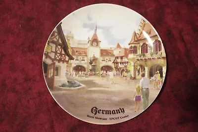 Epcot Germany Pavilion Plate Reutter Porzellan W. Germany 1986 Collector Plate • $14