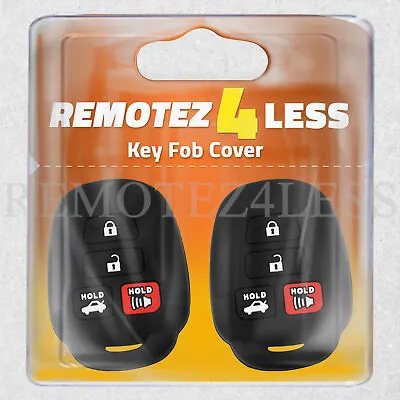 2 Key Fob Cover For 2012 2013 2014 2015 2016 2017 2018 Toyota Camry Remote Case • $9.95