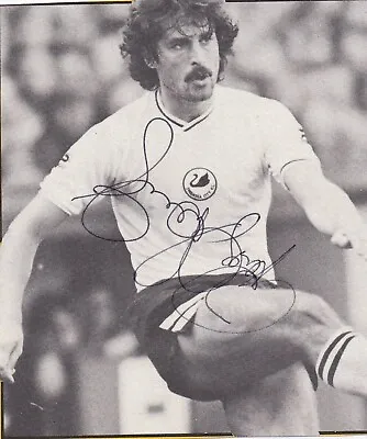 £5 • Buy GARRY STANLEY (Swansea Chelsea Everton Portsmouth FC) Hand SIGNED Picture