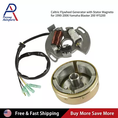 Flywheel Generator W/ Stator Magneto For Yamaha Blaster 200 YFS200 1990-2006 • $67.99