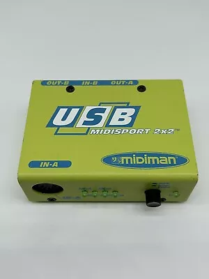 Midiman Midisport 2x2 USB Midi To Computer Interface 2 In 2 Out MIDI Sport Man • $29.71