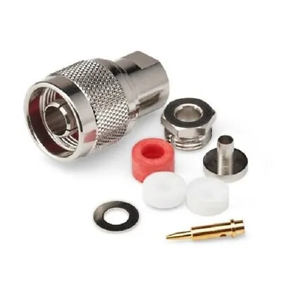 N Type RG58 Coax Plug Clamp Nut Type • £5.45