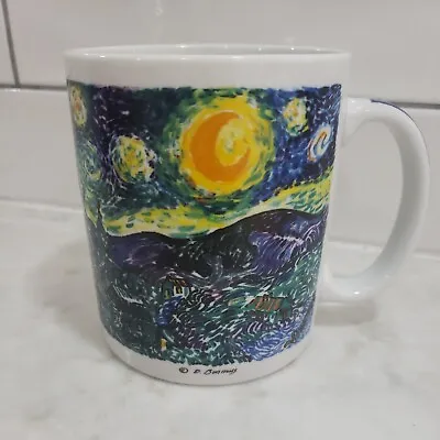 $19.90 • Buy Chaleur Masters Van Gogh Starry Night Collection D. Burrows 10 Oz Coffee Mug Cup