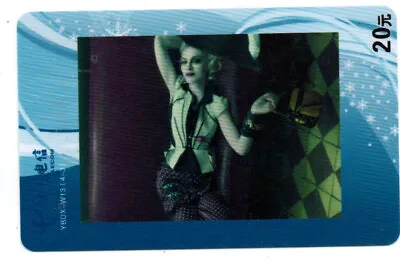 £1.75 • Buy China: Phone Card - Madonna Louise - Sexy Girl - US Singer/203