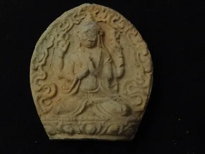 Antique Mongolian Tibetan Buddhist Clay Tsa Tsa • $29.99