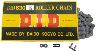 DID 630K Heavy Duty Motorcycle Roller Chain 118 Links (630KX118RB) • $107.42