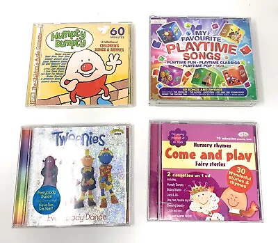 £12.99 • Buy Kids Playtime Songs Cd Bundle Humpty Dumpty Tweenies Everybody Dance Come & Play