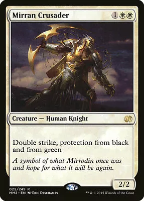 1x Mirran Crusader NM English Modern Masters 2015 MTG Magic • $3.79