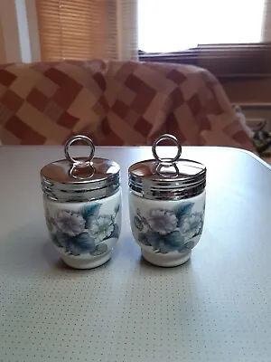 Vintage Pair Of Royal Worcester England Porcelain Woodland Egg Coddlers EUC • £14.99