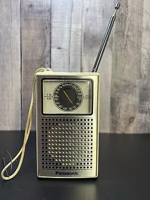 Vintage Panasonic AM FM Handheld Portable Transistor Radio Model RF-505 Works • $25