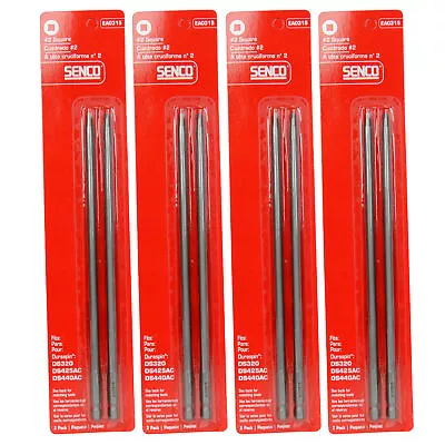 Senco EA0315 #2 Square Duraspin Drive Bits (4-Pack) • $42.46