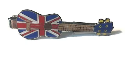 Ukelele Guitar Union Jack Enamel Tie Bar A Gift Music Lovers (tb18) ++ More  • £4.99