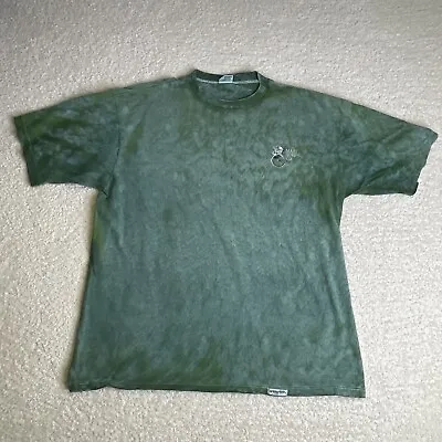Vintage Crazy Shirts Hawaii Maui Surf Co T-Shirt Mens XL Tie Dye Green 90's USA • $21.88