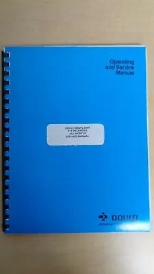 Gould 3052 3054 X-Y Recorder Service Manual 6F B6 • $19.91