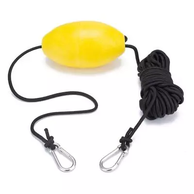 Buoy Ball Float Leash 30 Ft & Stainless Steel Hook For Fishing Drift Anchors Sys • $18.88