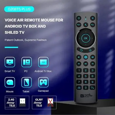 G20BTS PLUS Smart Voice Remote Control 2.4G RF Air Mouse Wireless For TV Box • $21.09