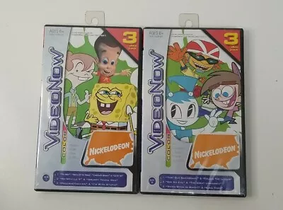 Nickelodeon VideoNow Cartoon BUNDLE - Two 3 Pack PVDs (6 Total) Nick Favorites • $29.99