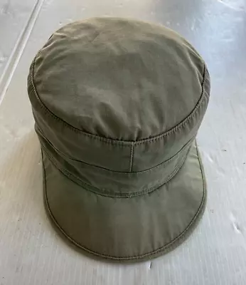 Wwii G.i. M1943 1st Pattern  O.d. Cotton Field Cap With Visor (size 7 ) • $46.50