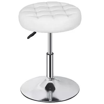 Round Vanity Stool Chair Adjustable 360°Swivel Makeup Ottoman Stool For Bedroom • $36.58