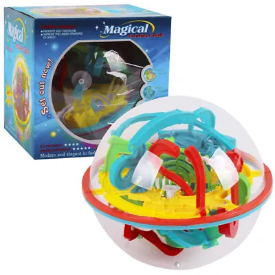 New Addictaball 3D Puzzle Large Ball Maze 1 Addict-A-Ball Game 118 Obstacles • £13.91